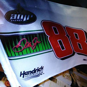 Dale Earnhardt Jr.. #88 AMP Car Flag Hendrick …